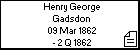 Henry George Gadsdon