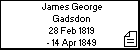 James George Gadsdon
