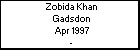 Zobida Khan Gadsdon