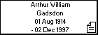 Arthur William Gadsdon