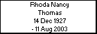 Rhoda Nancy Thomas