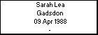 Sarah Lea Gadsdon