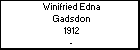 Winifried Edna Gadsdon