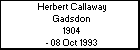 Herbert Callaway Gadsdon