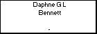Daphne G L Bennett