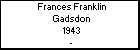 Frances Franklin Gadsdon