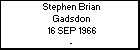 Stephen Brian Gadsdon