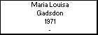 Maria Louisa Gadsdon