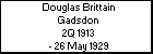 Douglas Brittain Gadsdon