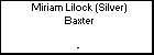 Miriam Lilock (Silver) Baxter