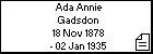 Ada Annie Gadsdon
