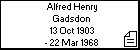 Alfred Henry Gadsdon