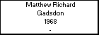 Matthew Richard Gadsdon