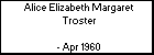 Alice Elizabeth Margaret Troster