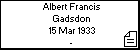 Albert Francis Gadsdon