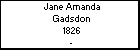 Jane Amanda Gadsdon
