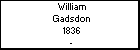 William Gadsdon