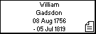 William Gadsdon
