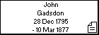 John Gadsdon