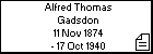 Alfred Thomas Gadsdon