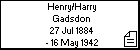 Henry/Harry Gadsdon