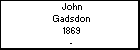 John Gadsdon