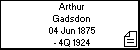 Arthur Gadsdon