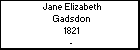 Jane Elizabeth Gadsdon