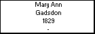 Mary Ann Gadsdon