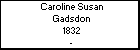 Caroline Susan Gadsdon
