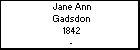 Jane Ann Gadsdon