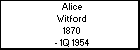 Alice Witford