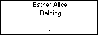 Esther Alice Balding