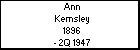 Ann Kemsley