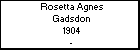 Rosetta Agnes Gadsdon