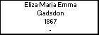 Eliza Maria Emma Gadsdon
