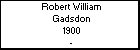 Robert William Gadsdon
