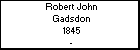 Robert John Gadsdon