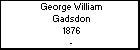 George William Gadsdon