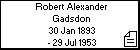 Robert Alexander Gadsdon