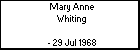 Mary Anne Whiting