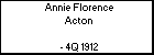 Annie Florence Acton