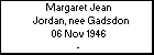 Margaret Jean Jordan, nee Gadsdon