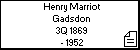 Henry Marriot Gadsdon