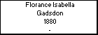 Florance Isabella Gadsdon