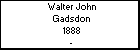 Walter John Gadsdon